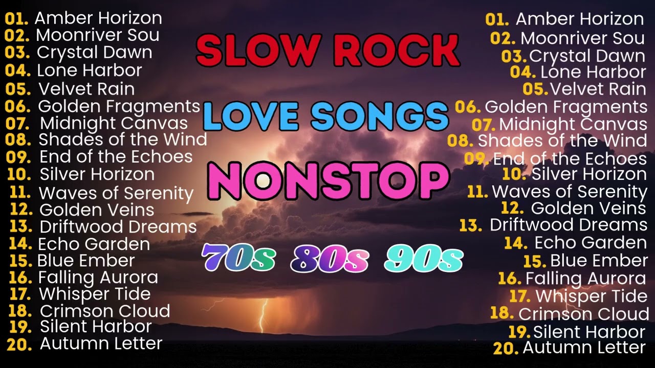 Slow Rock Love Songs Collection 70s 80s 90s | Best Soft Rock Love Songs of All Time