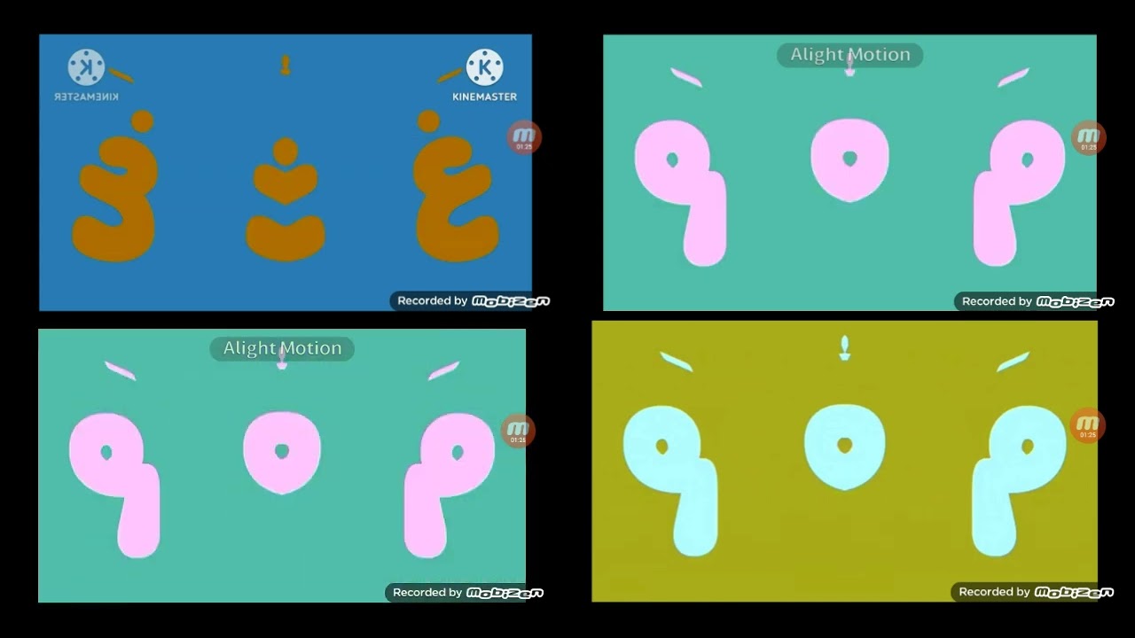 Arabic Alphabet Song 0 Quadparison 12 (Mirror Right Compilation)