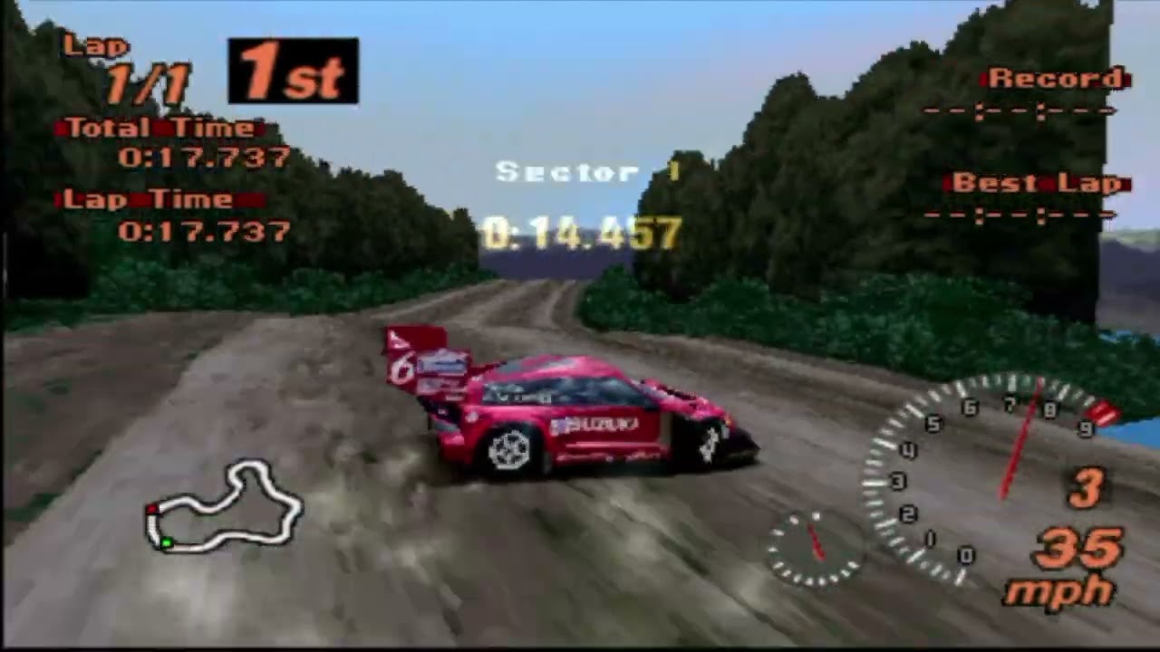 135 - Victory by ease of the rally monster - Gran Turismo 2 - ePSXe - Cheat Play