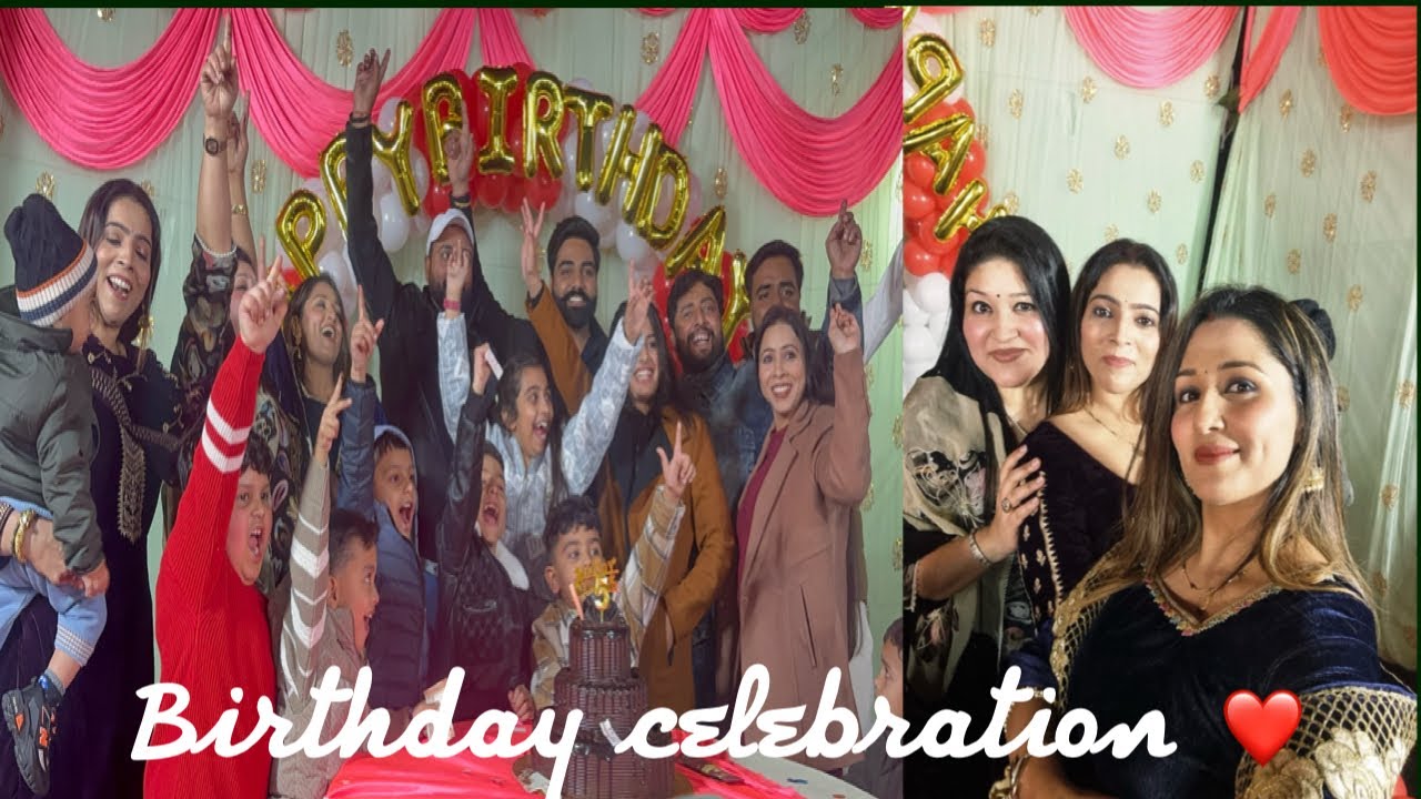 गाजर का हलुआ 😋 New year and BIRTHDAY CELEBRATION 😍