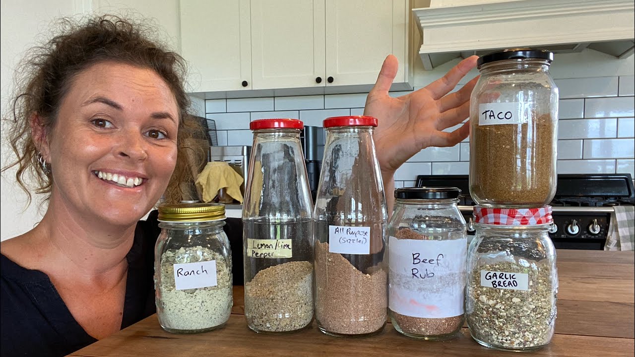 6 Spice Blends to make at home. Save $ and make your own delicious seasonings.