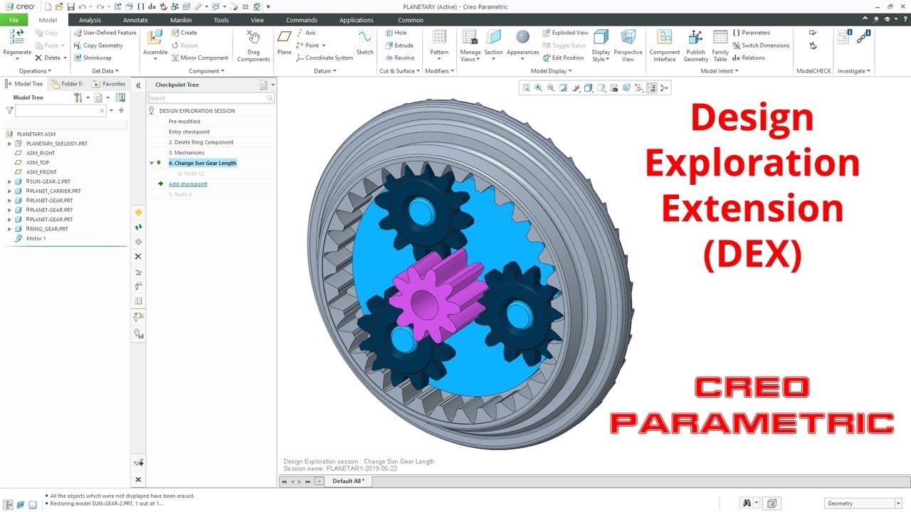 Creo Parametric - Design Exploration Extension (DEX)
