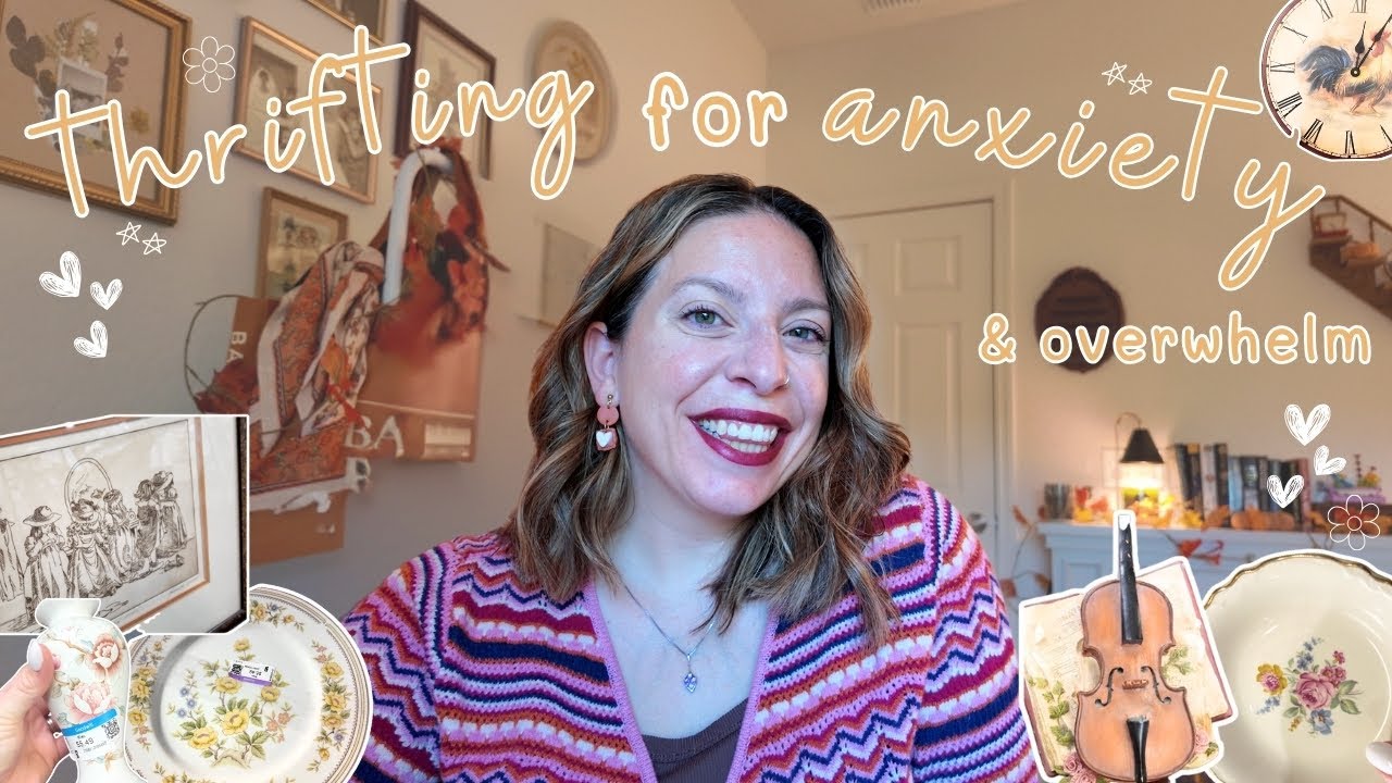 COME THRIFT WITH ME 🍂 Cottagecore Decor + 9 Steps to Heal Anxiety