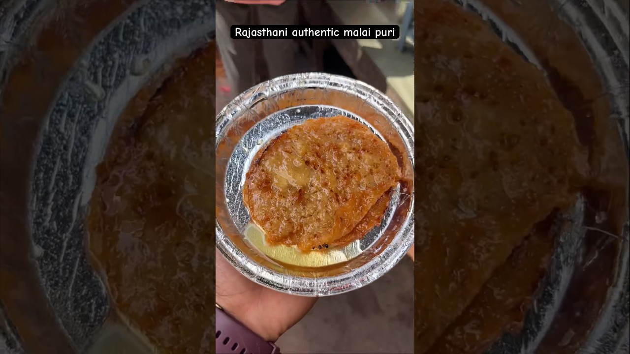 Pushkar ke famous malai puri 