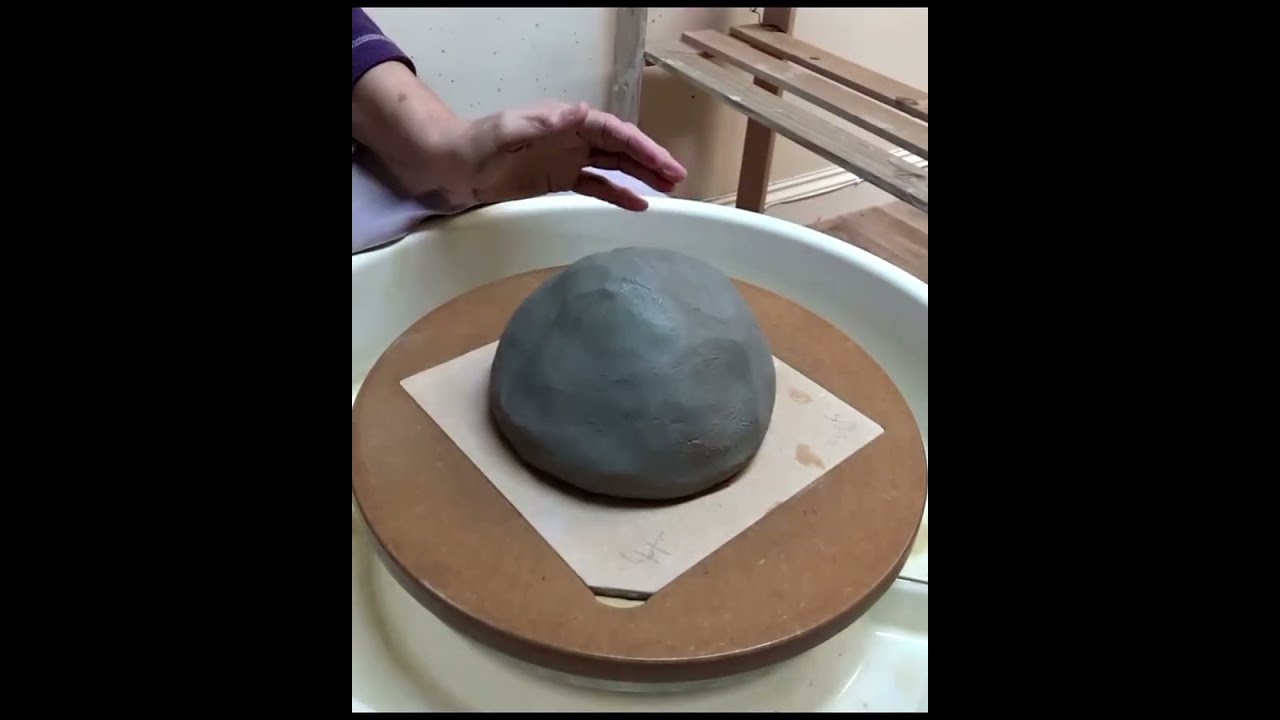 How to throw a moon jar - timelapse with ambient sounds