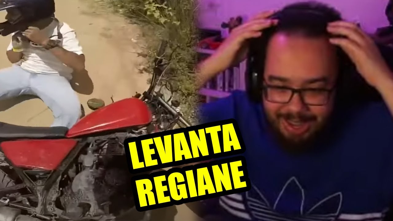 LUDGERO REAGE AO QUEDAS DE MOTO 126 DO XRACING - Cortes do Ludgero