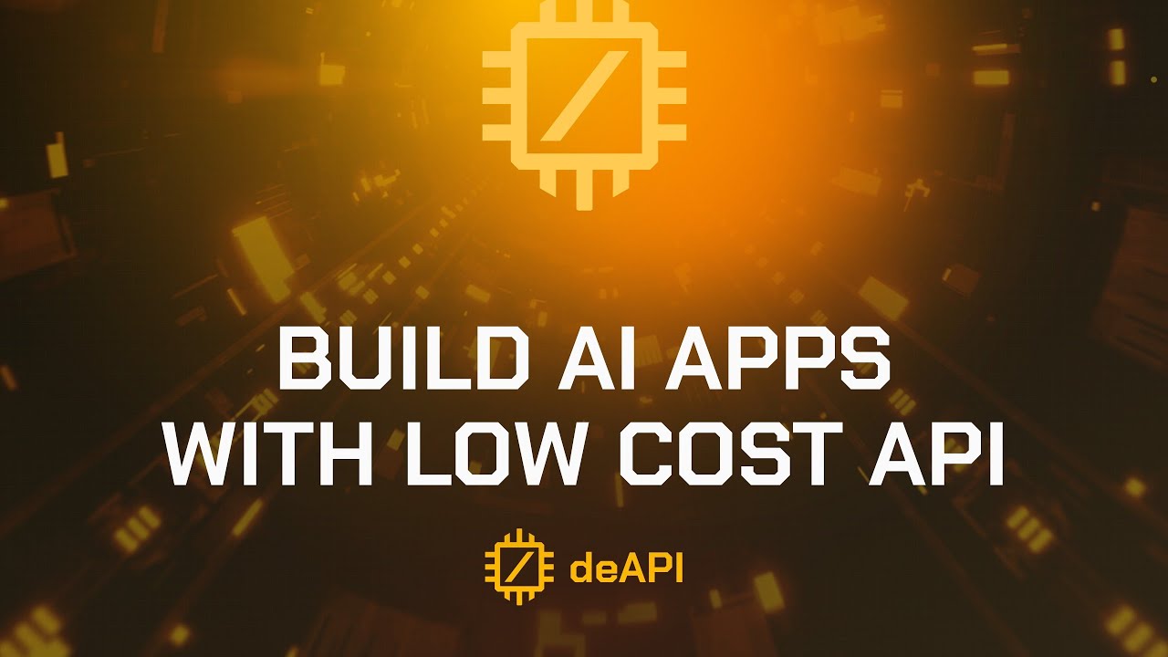 deAPI &ndash; Build AI apps with low cost API