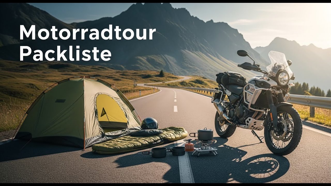 Packliste für Reisen auf dem Motorrad