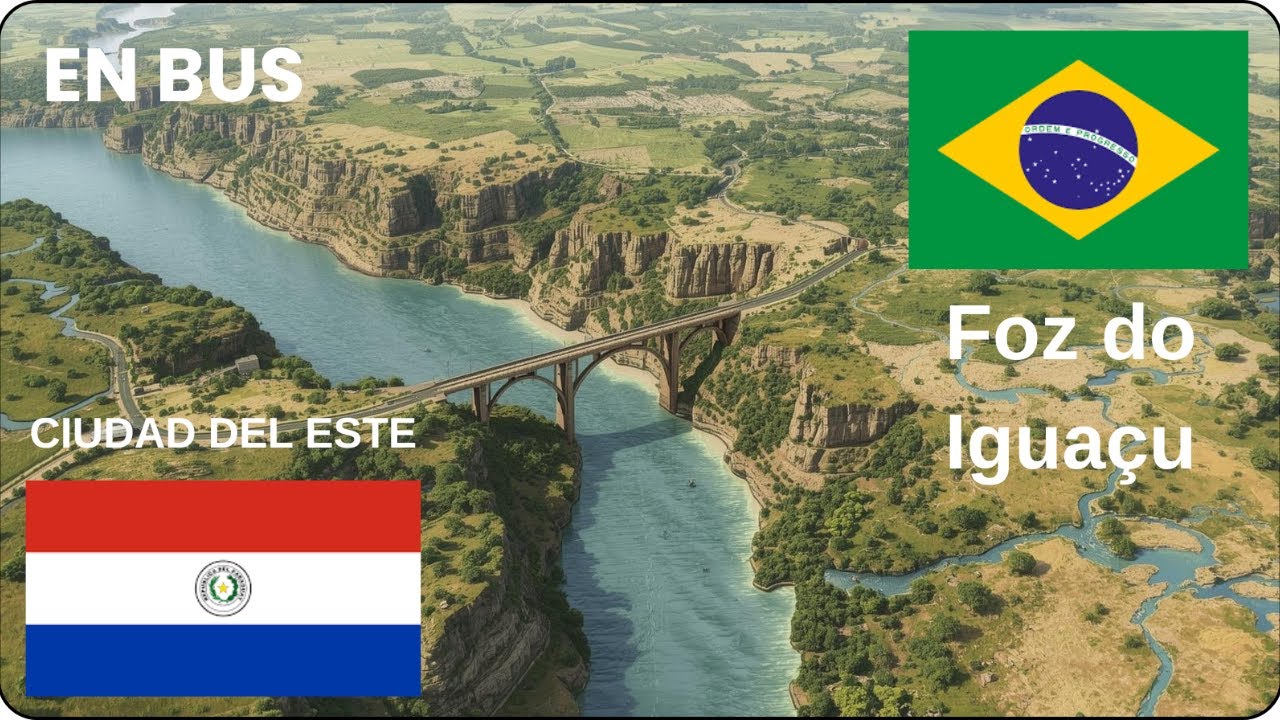 FRONTERA PARAGUAY - BRASIL, de Ciudad Del Este a Foz de Iguazu