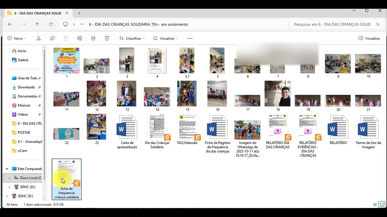 Como lançar no portal da Uniasselvi a ficha e o relatório da Extensão Criança Solidária PARTE 2