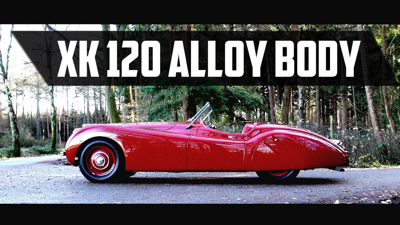 JAGUAR XK120 1949 - VERY RARE XK 120 with alloy body - Test drive in top gear | SCC TV