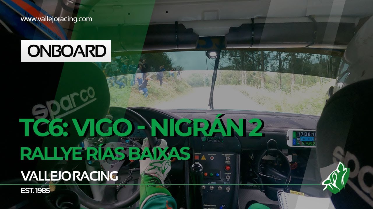 Sergio Vallejo - Álvaro Louro. Onboard Rallye Rías Baixas 2021. TC9 Vigo-Nigrán 3
