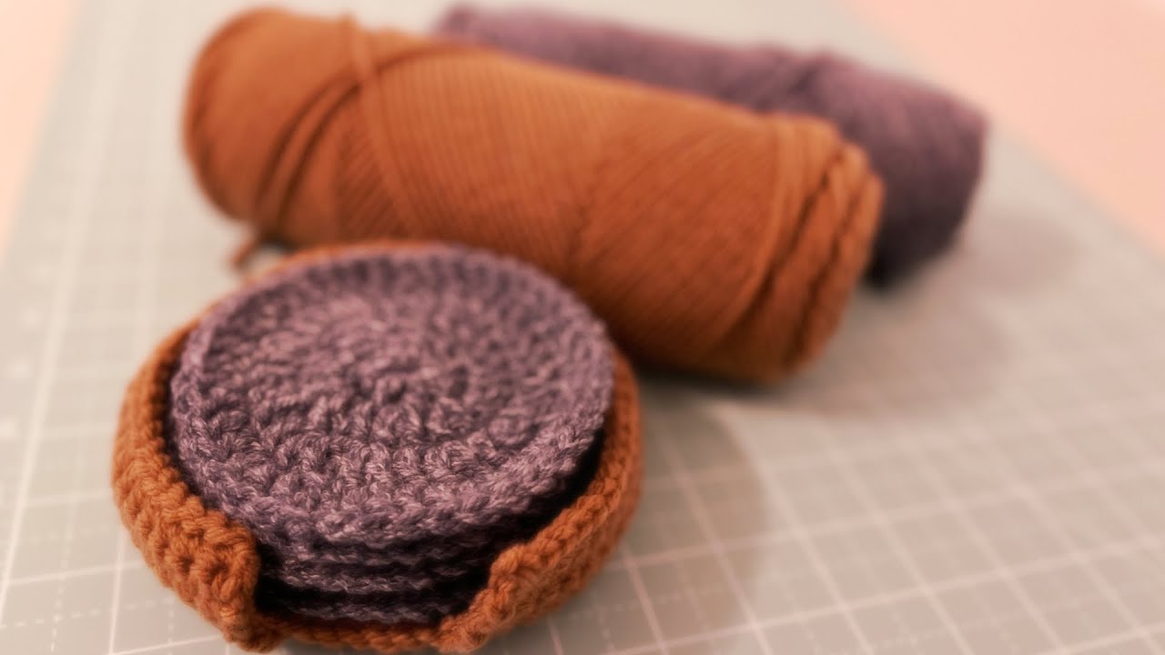 How to make a crochet coaster! // Everything Stitching // Pattern available on my Etsy Shop