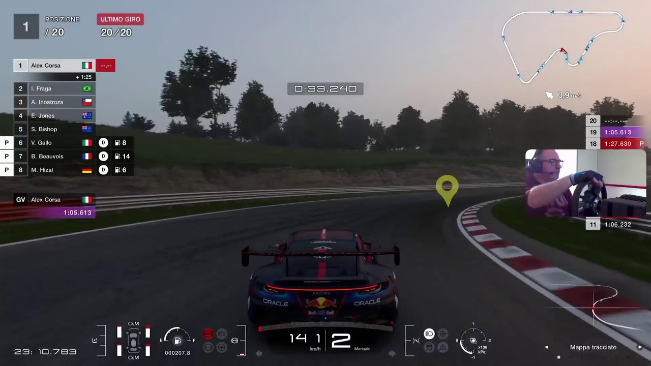 Gran Turismo 7 PS5 Porsche 911 GT3 R 992 MY 22 livrea Red Bull Max Verstappen Pista Haig Speed Ring