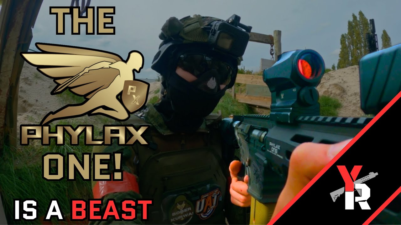 SCARING THE F@!?€ Out of People With This $1300 AIRSOFT RIFLE - PHYLAX ONE HPA
