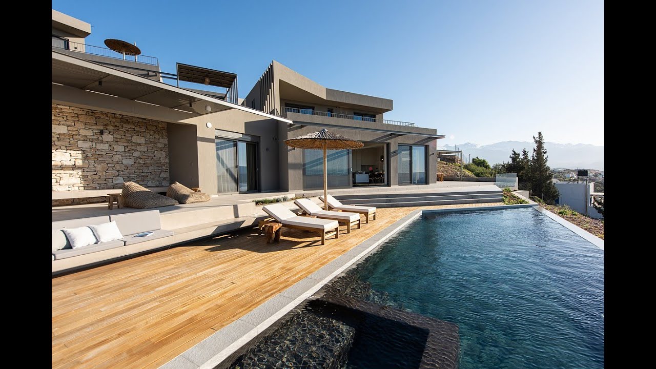 Designer Villa for Rent in Crete, Greece |Villa Tour |Milena in 4K