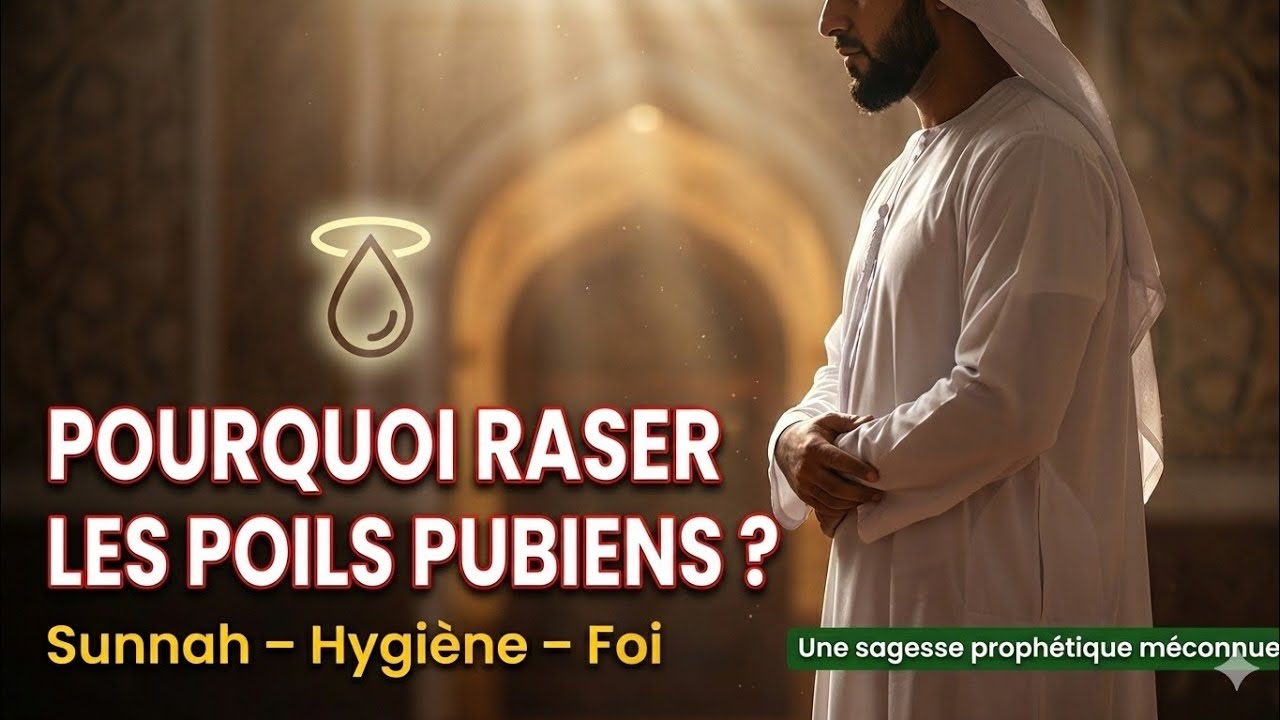 Pourquoi le Prophète ﷺ ordonne de raser les poils pubiens ? La sagesse cachée !
