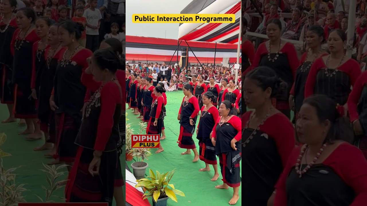 CEM Public Interaction Programme at Sarupathar Karbi Anglong // Karbi Song Dance #karbi #shorts