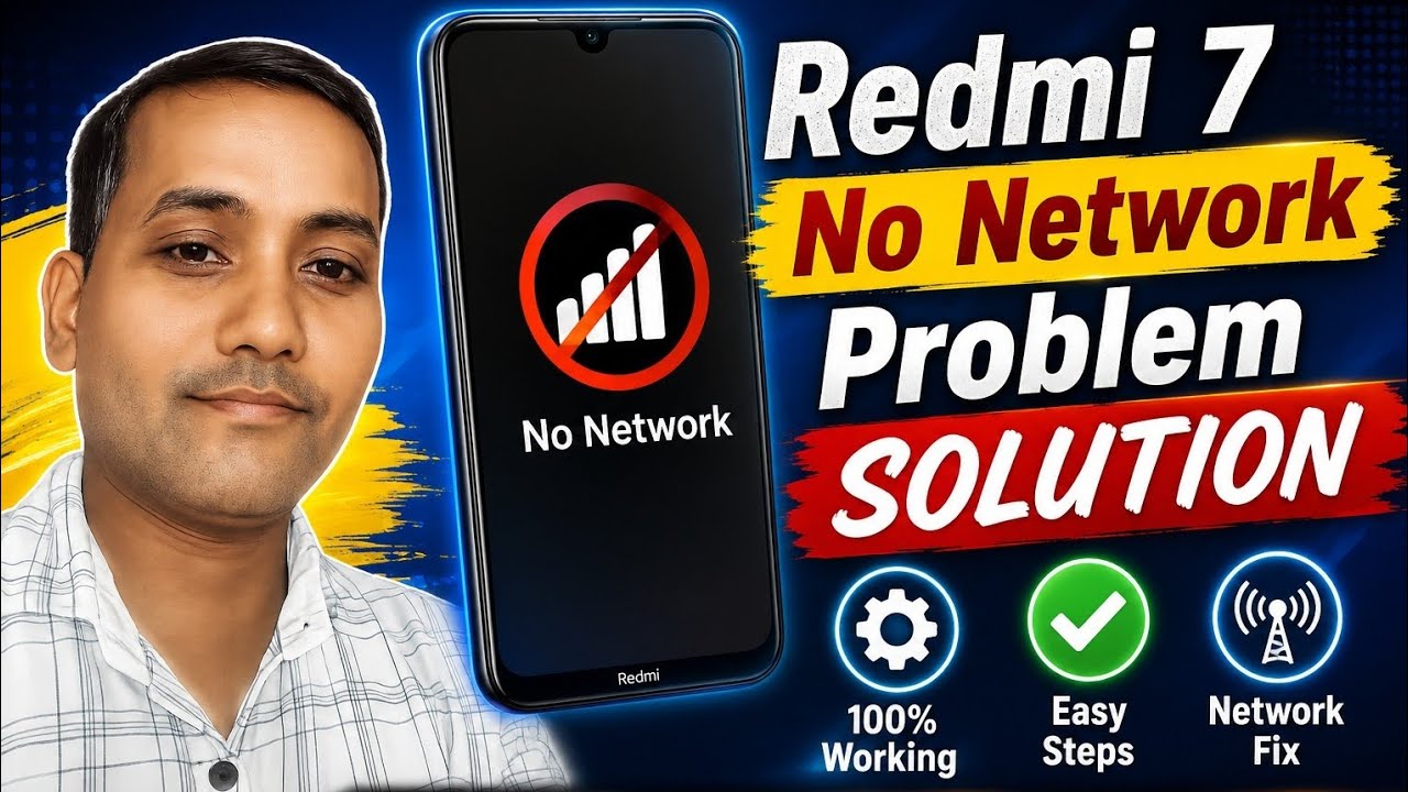 Redmi 7 No Network Problem Solution 