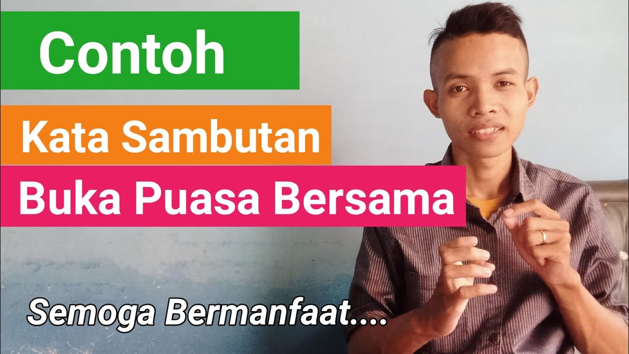 Contoh Kata Sambutan Buka Puasa Bersama di Bulan Ramadhan🌙 #ramadan #bukber2024 #sambutramadhan