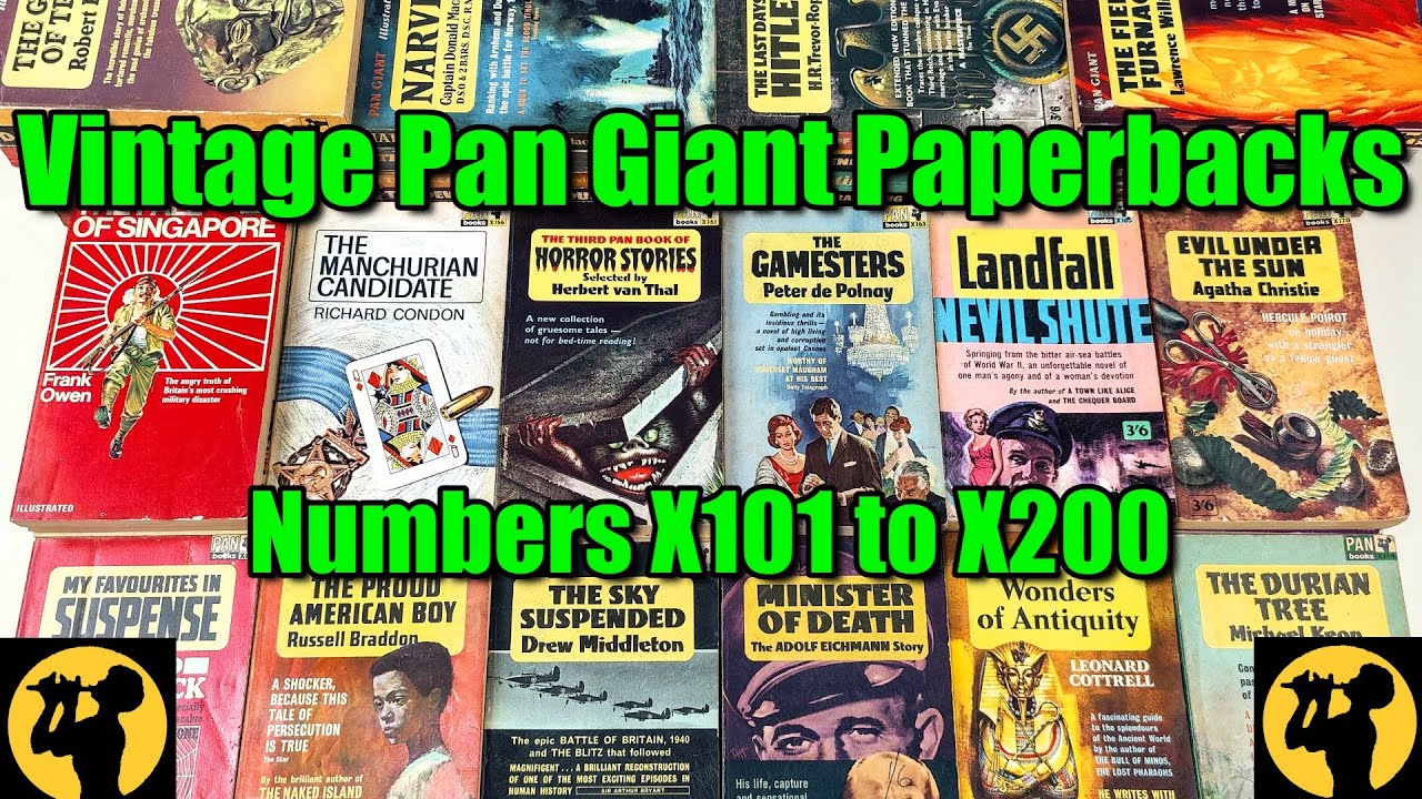 Vintage Pan Books - Pan Giants - Vintage Paperbacks - Numbers X101 To X200 - Pan Horror Stories!