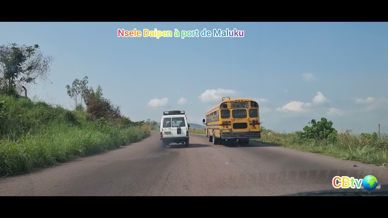 Live: Nsele Daipen to Port of Maluku via Kimpoko in Kinshasa / CBtv