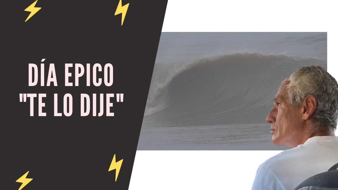 SURF - Playa el Huaico - Mar 23 - ASI SE PUSIERON LAS OLAS, DESPUÉS DE LA BAJADA DEL HUAICO