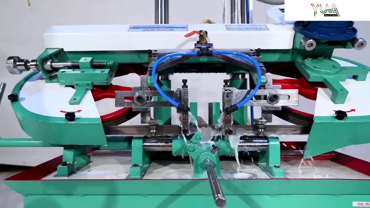 Yuva make Double column Bandsaw Machine Model: DI175SA, Capacity 175mm, Horizontal hydraulic bandsaw