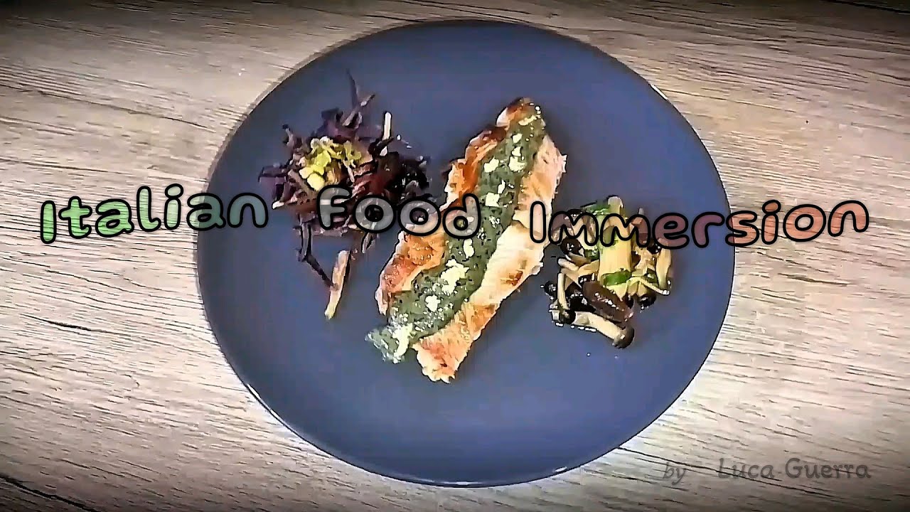 Braciola di vitello con funghi trifolati e carote viola