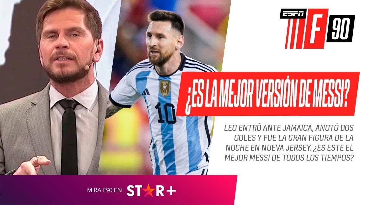 ¿ES ESTA LA MEJOR VERSIÓN DE #MESSI? ¡#ESPNF90 COMENZÓ CON UN CALIENTE DEBATE!
