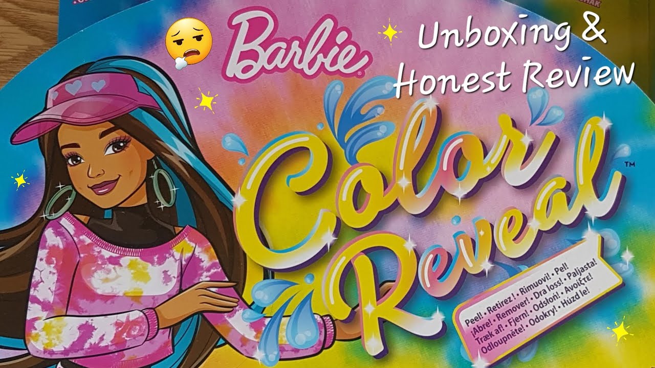 Unboxing & Review of Color Reveal Peel Totally Neon Fashions Barbie (Dimples HCD28) from 2022
