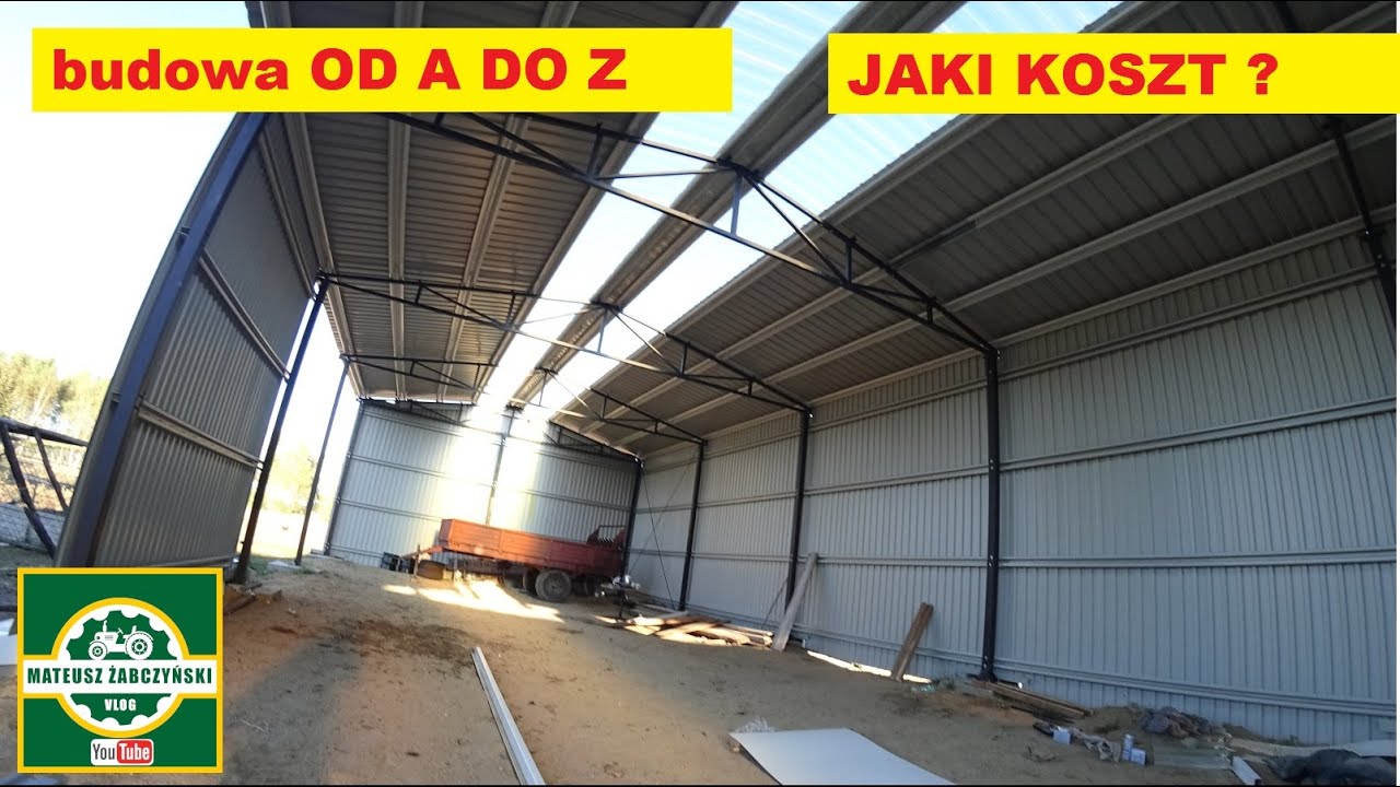 👷BUDOWA HALI W GOSPODARSTWIE ! ( 40 x 8 m )