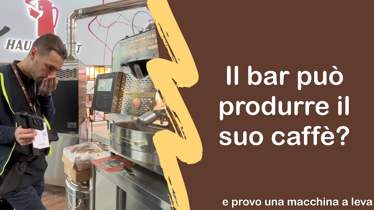 Il bar può prodursi il proprio caffè! e farebbe bene a farlo. e intanto provo la macchina a leva