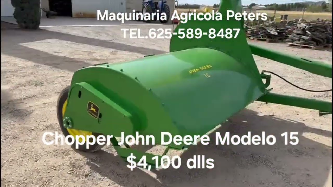 Chopper John Deere Modelo 15