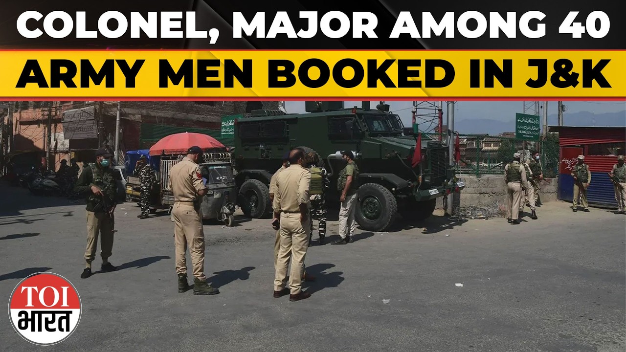 Army Officers, 40 Troops Booked For Allegedly Storming J&K Police Station, Assaulting Cops |Kishtwar