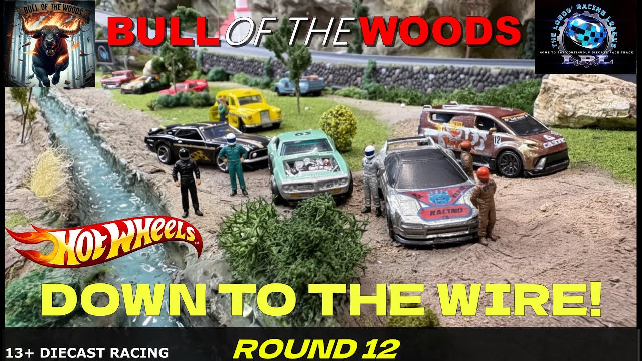 HOTWHEELS RACING: BULL OF THE WOODS GRP 12: #diecastracing #hotwheelsracetrack