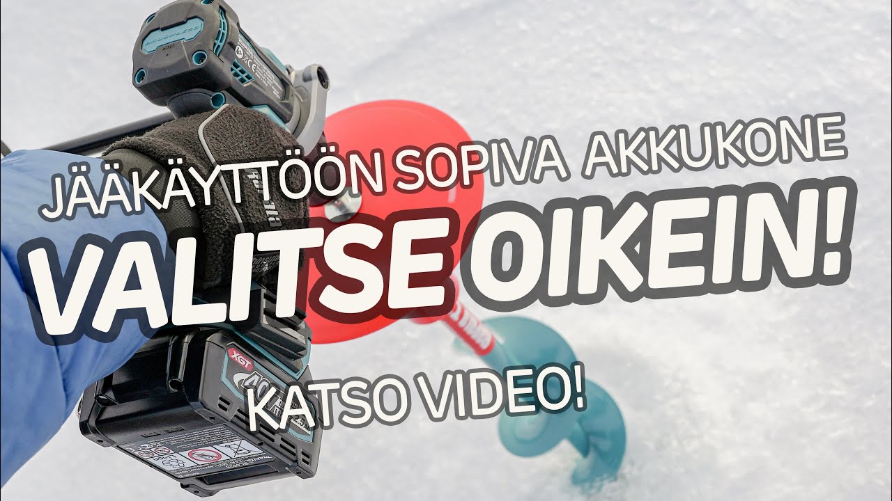 J&auml;&auml;k&auml;ytt&ouml;&ouml;n sopiva akkuporakone -  valitse oikein!