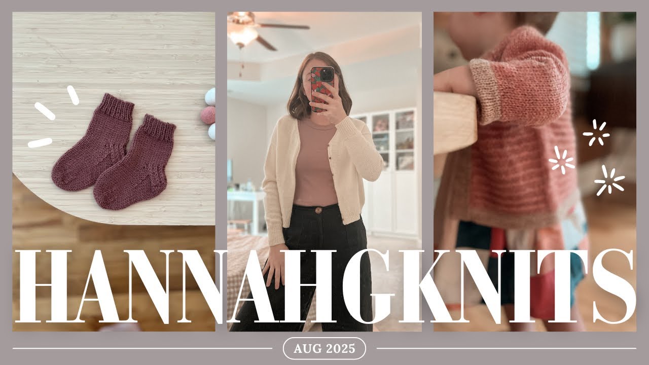 Fixing my knits, Crail cardigan test knit, adventure days DK socks, and my other hobbies / Aug 2025