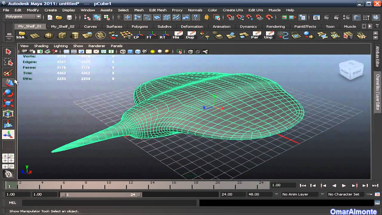Maya 2011 Tutorial (Rendering Chrome)