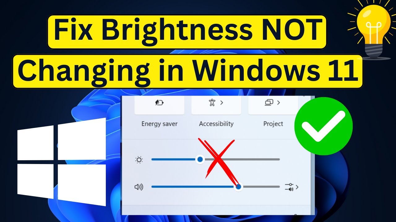 How to Fix Brightness Not Changing in Windows 11