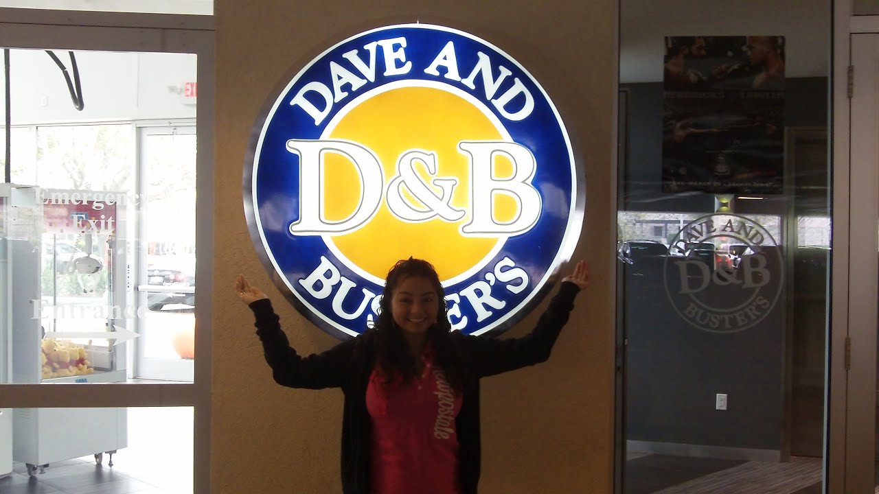 Having fun at Dave and Buster's - Arcade fun!