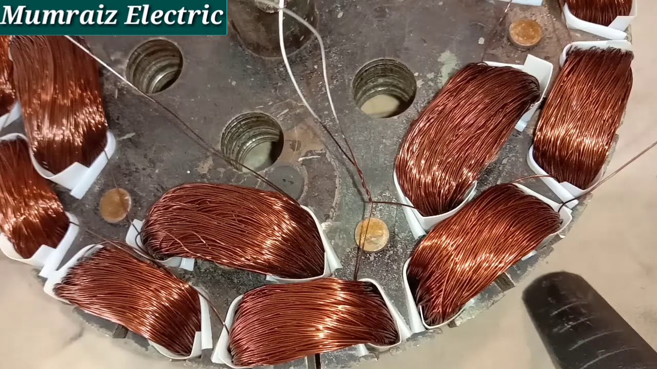Ceiling Fan 36 slot silver winding data in Urdu/hindi || Mumraiz Electric ||