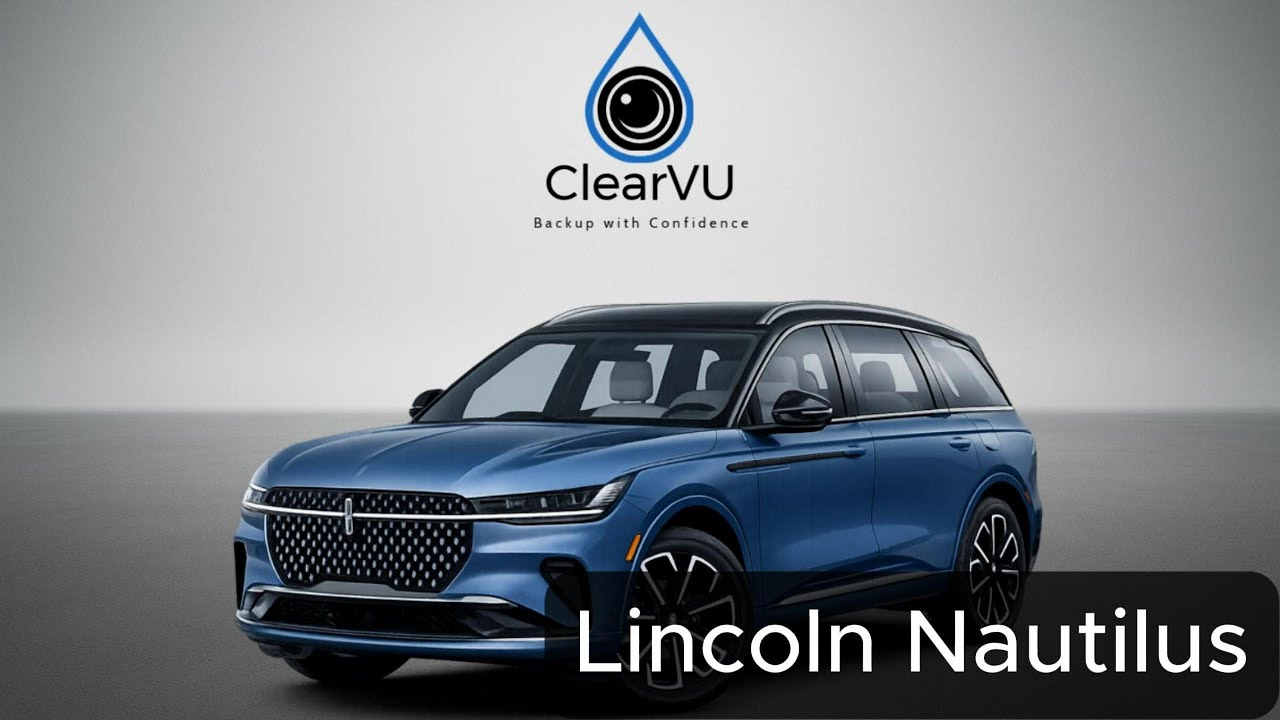 ClearVU Backup Camera Cleaner on Lincoln Nautilus