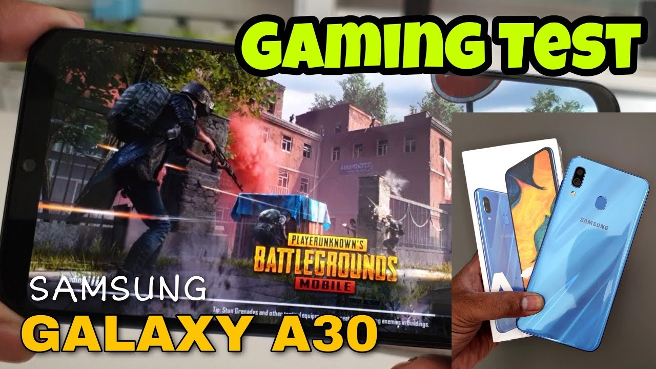 Samsung Galaxy A30 Gaming test | PUBG MOBILE