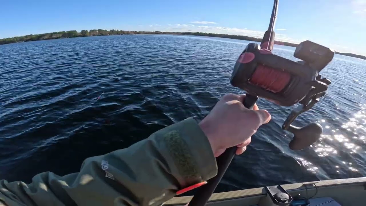 Sebago Salmon fishing , Maine , 1 May ,26