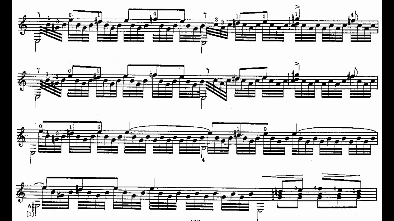 Johann Kaspar Mertz: Elegie (Score Video)