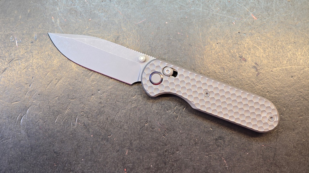GEO 2402C Ti M390 #timbersedgeknives #knifedisassembly