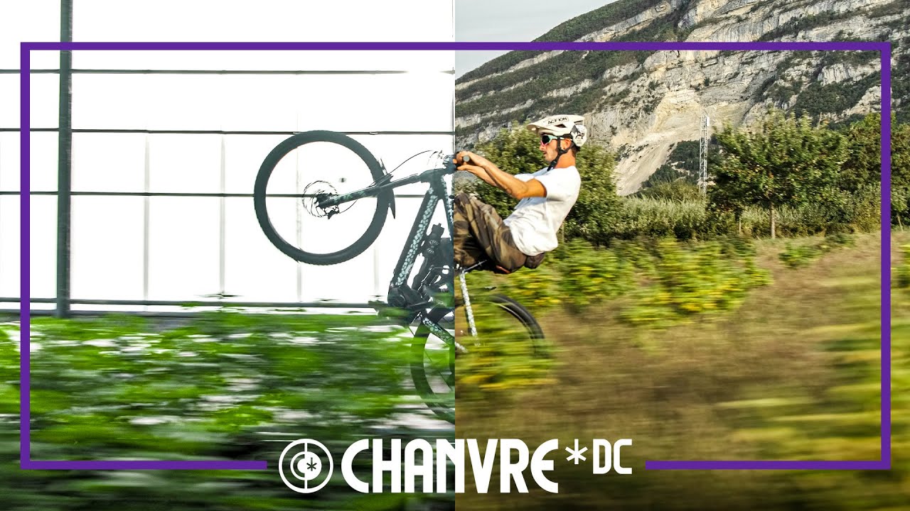 Il termine sa course dans les champs de CBD #CHANVREDC #VTT