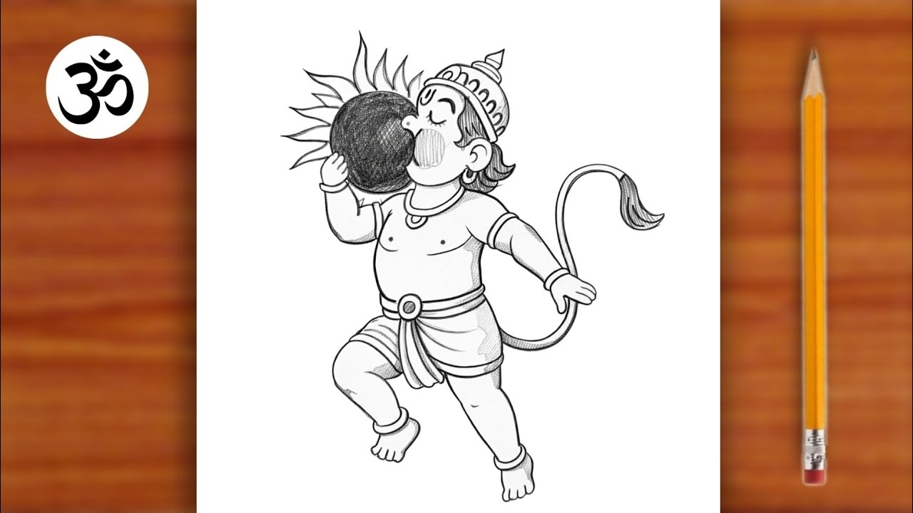 Easy Hanuman Ji Drawing || Bajrangbali Drawing || Hanuman Drawing || Hanuman Chitra