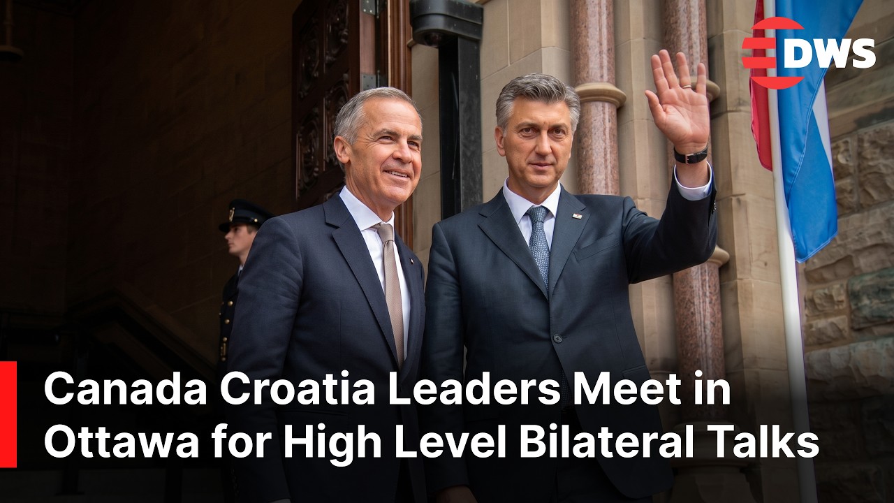 FULL MEETING: Canadian PM Carney Welcomes Croatia PM Andrej Plenkovic at Parliament Hill Talks |AC14